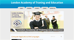 Desktop Screenshot of london-academy.org